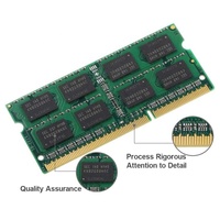 Ordinateur utilisé Pièces de mise à Niveau de Mémoire Ram DDR2 DDR3 2 GO 4GB 8GB 1333 Portable Sodimm 1.35V Memoria Ram DDR3L 8 go 1600mhz pour ordinateur portable