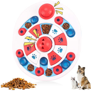 Gamelle anti-glouton pour animaux de compagnie avec plateau alimentaire anti-fuite, jouet pour chat et jouets à mâcher éducatifs - Product Image 6