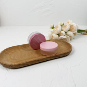 20g 50g jaune vert rose lotions de soin de la peau pot de crème en plastique contenant cosmétique avec couvercles - Product Image 3