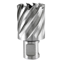 MECHWARE Broca Anular HSS de Alta Calidad de 25mm para Perforación de Metal en Riel de Taladro Magnético
