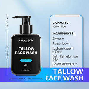 ผลิตภัณฑ์ทำความสะอาดผิวหน้าต่อต้านริ้วรอยสำหรับผู้ชายมูสเนื้อนุ่มให้ความชุ่มชื้นรูขุมขนหดตัวได้อย่างล้ำลึกสำหรับทุกสภาพผิว30มล. - Product Image 5