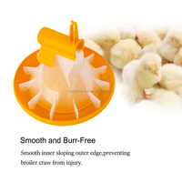 QA élevage de volaille système d'alimentation automatique à la casserole mangeoire à poulet pour poulailler