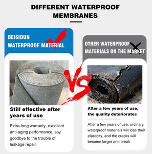 Membrana Impermeable de Asfalto Modificado SBS, Lámina para Techos Aplicada con Antorcha, Material de Construcción, Rollo Impermeable de Asfalto - Product Image 5