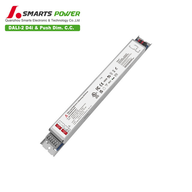Ultra-thin Linear Steel Cabinet Constant Current Led Driver 40w DALI-2 D4I PUSH Dimmable Led Driver 700mA