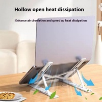 Support de tablette portable N3 en gros, pliable, réglable, en métal, avec refroidissement, pour bureau, idéal pour l'export.