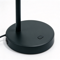 Lampe de lecture LED à panneau long, lampe de bureau à variateur tactile avec fonction veilleuse