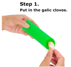 أداة تقشير الثوم سهلة وسريعة وصديقة للبيئة، مزيل قشرة الثوم على شكل أسطوانة من السيليكون، أداة مطبخ للتنظيف السهل - Product Image 2