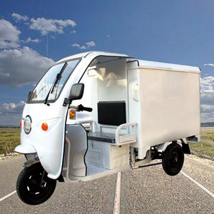 Triciclo de Carga de 800W/1000W, Cabina Abierta/Cerrada, Camioneta de Tres Ruedas Motorizada para Entrega Exprés - Product Image 5