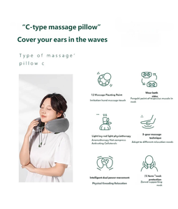 Coussin de massage cervical électrique portable pour la maison, le bureau, la sieste et la relaxation des épaules - Product Image 4