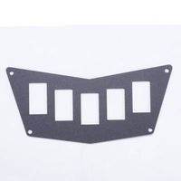 YongJin Atv Pièces et accessoires Plaque de panneau d'interrupteur à bascule 5 trous pour Polaris RZR 800, 800S, 900xp, 570