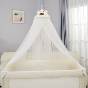 Zanzariera Moderna BN003 per Neonati con Design a Maglia Fine, Lunghezza Estesa per Uso in Camera da Letto - Product Image 1