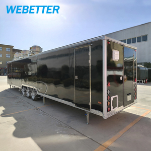 Fourgonnette de restauration WEBETTER en acier inoxydable, four à pizza mobile, <span class=keywords><strong>barbecue</strong></span>, remorque alimentaire vintage avec équipement de cuisine complet, norme européenne. - Product Image 5