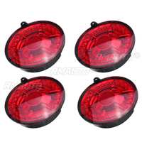 4 pièces Feux arrière LED de voiture, feux stop arrière LED, lampes de frein LED pour Chevrolet Corvette C6 Coupé 2005-2013