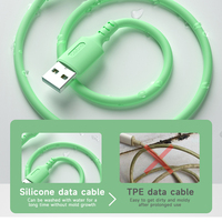 Cable de Datos de Carga Rápida 3A con Pegamento Líquido Suave Macron a Precio Económico, Apto para USB Tipo C Android, Cable de Datos de Carga Rápida