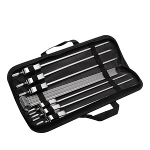 Juego de 16 Brochetas de Acero Inoxidable para Barbacoa Coreana, Accesorios para Parrilla de Carbón al Aire Libre, Utensilios Duraderos Antiadherentes para Frutas - Product Image 2