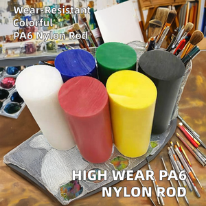 Dotoq cao chịu mài mòn màu rắn Nylon pa6 roundrod đúc Pin trục khớp nối <span class=keywords><strong>uhmwpe</strong></span> HDPE ren thanh nhựa - Product Image 6