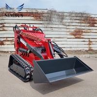 NIMBUS Skid Steer Loader Mudah Dioperasikan Penggerak Empat Roda Cocok untuk Berbagai Skenario Kerja Penanganan Pelabuhan Skid Steer Loader