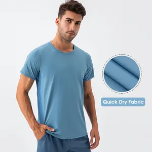 New Design Sexy See-through Thin Breathable Fashion Nightclub Party Bottoming Nylon Mesh Tee Fitting Mesh Men T Shirt