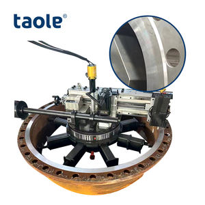 대구경 파이프 유지보수용 중장비 OD 장착 플랜지 페이싱 머신 - Product Image 1