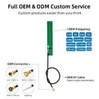 Antenne PCB GSM 800 MHz 900 MHz 1800 MHz 1900 MHz 3 dBi Omni U.FL I P E X pour passerelle LoRa