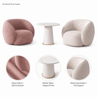 Ensemble de canapés doubles avec table basse pour zone de réception et salle d'attente de salon de beauté - Fournisseur de meubles en gros