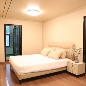 Maison préfabriquée de luxe extensible, conteneur habitable 20 pieds, villa modulaire préfabriquée, villa avec toit en pente et terrasse, 2 chambres - Product Image 5