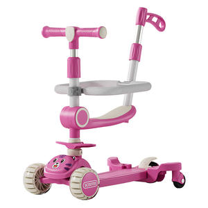 Trottinette à Roues LED Multicolores pour Enfants, en Matière PU, à Trois Roues, Jouet d'Extérieur, Convient aux Enfants de 3 à 12 Ans - Product Image 5
