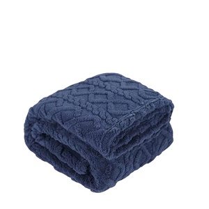 Manta de tiro Premium, diseño de patrón 3D, ropa de cama, manta para acampar, viaje cálido, supersuave, esponjoso, acogedor, decorativo, azul - Product Image 1