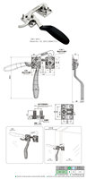 Loquet à compression en acier SK1-601 pour porte et armoire, verrouillage sans clé, grade 1 ANSI, plaqué zinc