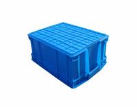 TK392 Conception de panier solide robuste 450*340*200mm Conteneurs de caisse empilables pliables en plastique Pr Matériel