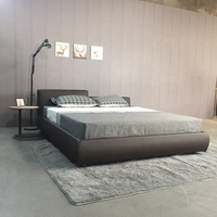 Nordisches King-Size Samtbettgestell Verstellbar mit Massagefunktion Stauraum Weich Ausziehbar Minimalistisches Modernes Design Hotel Mangoholz Gepolstert