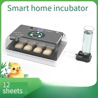 Incubateur d'œufs intelligent automatique pour la maison, contrôle numérique de la température et de l'humidité, équipement d'éclosion automatique léger