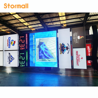 Panneau publicitaire LED en aluminium et acier inoxydable imperméable, personnalisable, pour publicité extérieure, sur pied