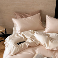 Parure de lit de luxe en pur coton, écologique, sensation fraîche, soyeuse et lisse, housse de couette et draps pour printemps-été