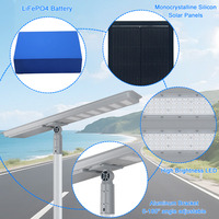 Lampe solaire de rue Xiuben 1000W haute puissance MPPT, étanche, LED, télécommande, pour jardin, parking