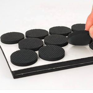 Black Rubber Stopper Bumper Pads <b>Moulded</b> Shock Absorption Feet Isolation Pads - Product Image 3
