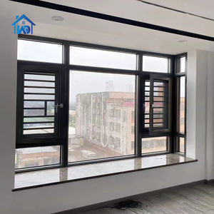 หน้าต่างบานเปิดแบบสวิงอเนกประสงค์จากอเมริกาเหนือ ทำจากอลูมิเนียมอัลลอยด์ พร้อมมุ้งลวดแบบพับได้ ดีไซน์ใหม่ล่าสุดสำหรับบ้าน - Product Image 1