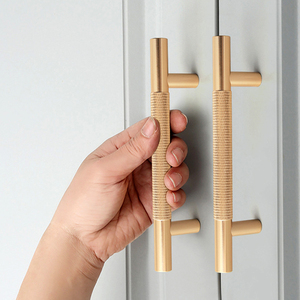 Tiradores de puerta de aleación de aluminio de diseño moderno de tipo italiano para armario de tocador de cocina, tiradores de dormitorio o baño - Product Image 5