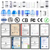 Humidificateur professionnel 8L à ultrasons, diffuseur d'arômes électrique sur pied pour huiles essentielles, brumisateur pour maison et bureau