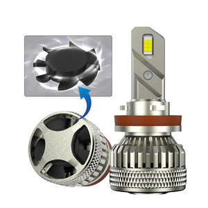 ไฟหน้ารถยนต์ LED กำลังสูงพิเศษ พร้อมท่อทองแดง 3 เส้น รองรับ Canbus รุ่น H1 H4 H7 H11 สำหรับรถยนต์โตโยต้า ครุยเซอร์ - Product Image 2