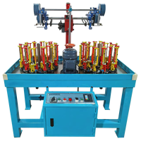 Machine à tisser, machine à fabriquer des cordages textiles, machine à tresser, machine à tresser la dentelle, fonctionnement sûr et simple