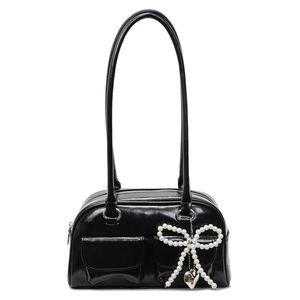 Borsa a Spalla da Donna di Alta Qualità in Morbida Pelle PU, Piccola Borsa da Viaggio Sottobraccio di Lusso per Ragazza dai Colori Caramella - Product Image 5