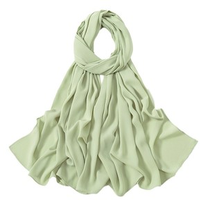 Velo Hijab malayo tradicional para musulmanes Colección de primavera Pinzas de gasa encriptadas con estampado de diamantes transfronterizos Ángulo recto - Product Image 4