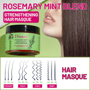 Disaar最佳迷迭香薄荷混纺强化头发面膜治疗深层营养损伤修复柔软光泽你的头发 - Product Image 2