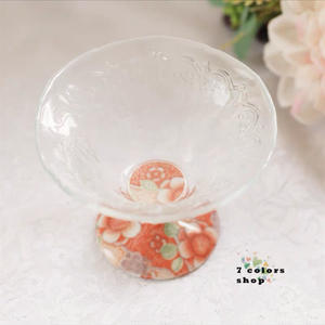 Verre <span class=keywords><strong>à</strong></span> cocktail en céramique de luxe avec un design <span class=keywords><strong>particulier</strong></span>, motif floral en porcelaine au fond, style mignon pour les soirées <span class=keywords><strong>à</strong></span> vin - Product Image 6