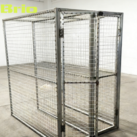 Meuble de bureau BRIO à double porte battante sur mesure, compatible avec les classeurs pour l'organisation et l'archivage des documents