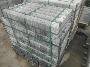 Pietra <span class=keywords><strong>per</strong></span> Bordi da <span class=keywords><strong>Giardino</strong></span> in Granito Bianco Sesamo G603 - Elegante Palizzata Ondulata <span class=keywords><strong>per</strong></span> Aiuole - Product Image 4