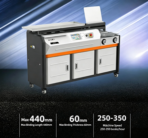 Machine à relier les livres FRONT C70 avec écran tactile de 7 pouces, reliure à la colle et couture à grande vitesse, longueur 440 mm, épaisseur 60 mm - Product Image 1