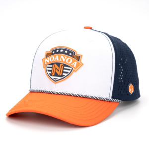 TCAP China <b>Waterproof</b> 6 Panel PVC Patch Golf Rope <b>Hats</b> Performance Cap - Product Image 1