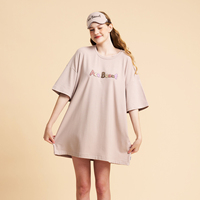 Chemises de nuit d'été pour femmes Hongbo, chemises en coton personnalisées, robes de nuit en modal et bambou, pyjamas en gros, chemises de nuit pour femmes
